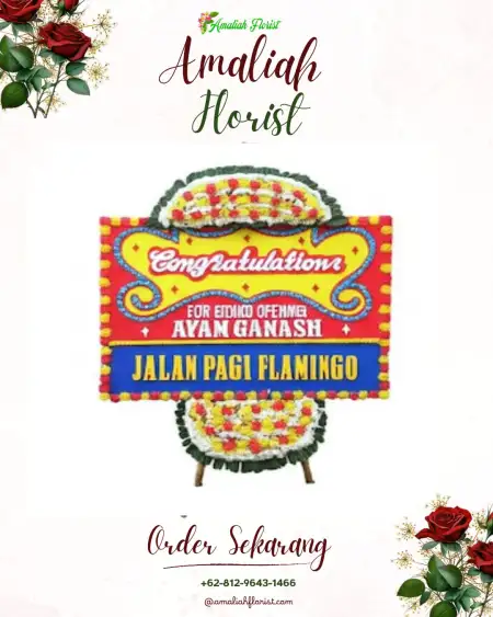 Sewa Papan Bunga Negri Ratu